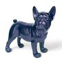 Standing French Bulldog Figurine, Purple Sparkle Finish, thumbnail 3 of 7