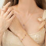 Pink Sapphire And Amethyst Bracelet In Sterling Silver And Gold Vermeil, thumbnail 9 of 11
