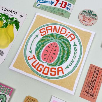 Fantasy Fruit Labels Mini Print Set, 5 of 9