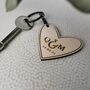 Personalised Heart Keyring, thumbnail 4 of 4