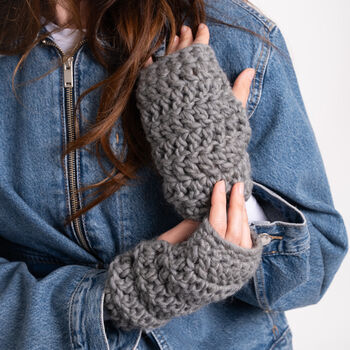 Hat And Gloves Easy Crochet Kit, 2 of 10