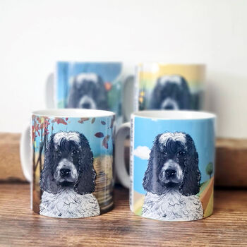 Personalised Dog Mugs Set Of Four, 2 of 12