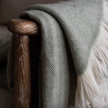 Sussex Herringbone Throw, 4 of 5