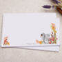 C6 Decorated Envelopes With Poppy And Swan Design, thumbnail 1 of 2