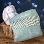 Personalised Pure New Wool Baby Pram Blanket, thumbnail 1 of 2