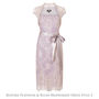 Bespoke Bridesmaid Dresses In Platinum And Powder Lace, thumbnail 4 of 10