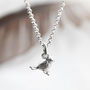 Sterling Silver Little Bird Necklace, thumbnail 6 of 7