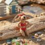 Handmade Felt Hot Dog Bikini Beach Decoration, thumbnail 1 of 4