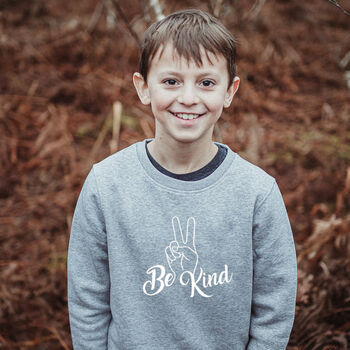 'Be Kind' Children's Sweatshirt, 4 of 4