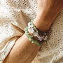 Peridot Gemstone Chip Bracelet | Crystal Jewellery, thumbnail 5 of 6