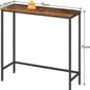 Slim Console Table For Hallway Compact Display Table, thumbnail 11 of 12