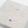 Sapphire And Sterling Silver Gemstone Bracelet, thumbnail 1 of 4