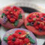 Hand Decorated Poppy Letterbox Biscuit Trio, thumbnail 1 of 6