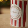 Personalised Stripe Postage Stamp Mug, thumbnail 4 of 4