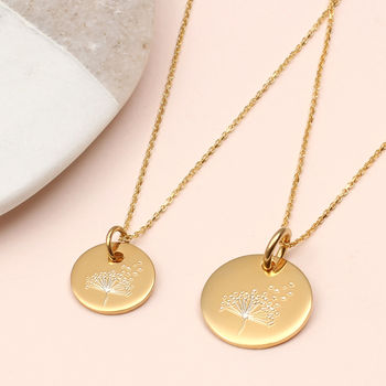 Mother And Daughter Engraved Necklace Set, 2 of 8