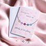 Family Is Everything Birthstone Greeting Card, thumbnail 2 of 2