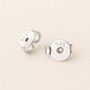 Sterling Silver Three Star Cluster Stud Earrings, thumbnail 6 of 8