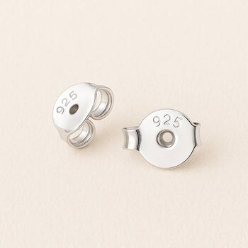 Sterling Silver Three Star Cluster Stud Earrings, 6 of 8