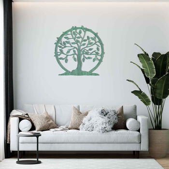 Circular Wooden Tree Of Life Eternal Home Wall Decor, 8 of 12
