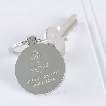 Personalised Hooked On You Keyring, 4 of 4