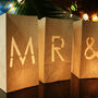 Mr And Mrs Candle Bags, thumbnail 4 of 4