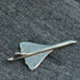 Pewter Concorde Lapel Pin Badge, thumbnail 2 of 3