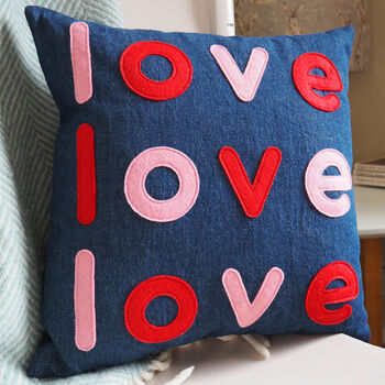 Love Love Love Cushion, 7 of 7