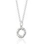 Sterling Silver Circle Star Cluster Necklace, thumbnail 7 of 7