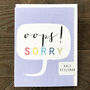 Mini Oops! Sorry Card, thumbnail 3 of 5