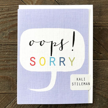 Mini Oops! Sorry Card, 3 of 5