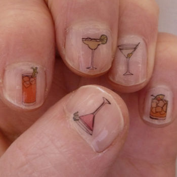 Cocktail Nail Art Transfers, 3 of 4