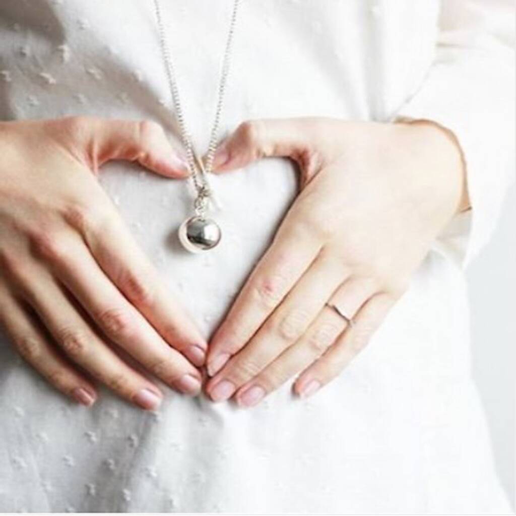 Pregnancy Necklace With Sparkling Gold Plated Star By The Good Karma