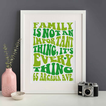 Family Quote Print Personalised, 3 of 6