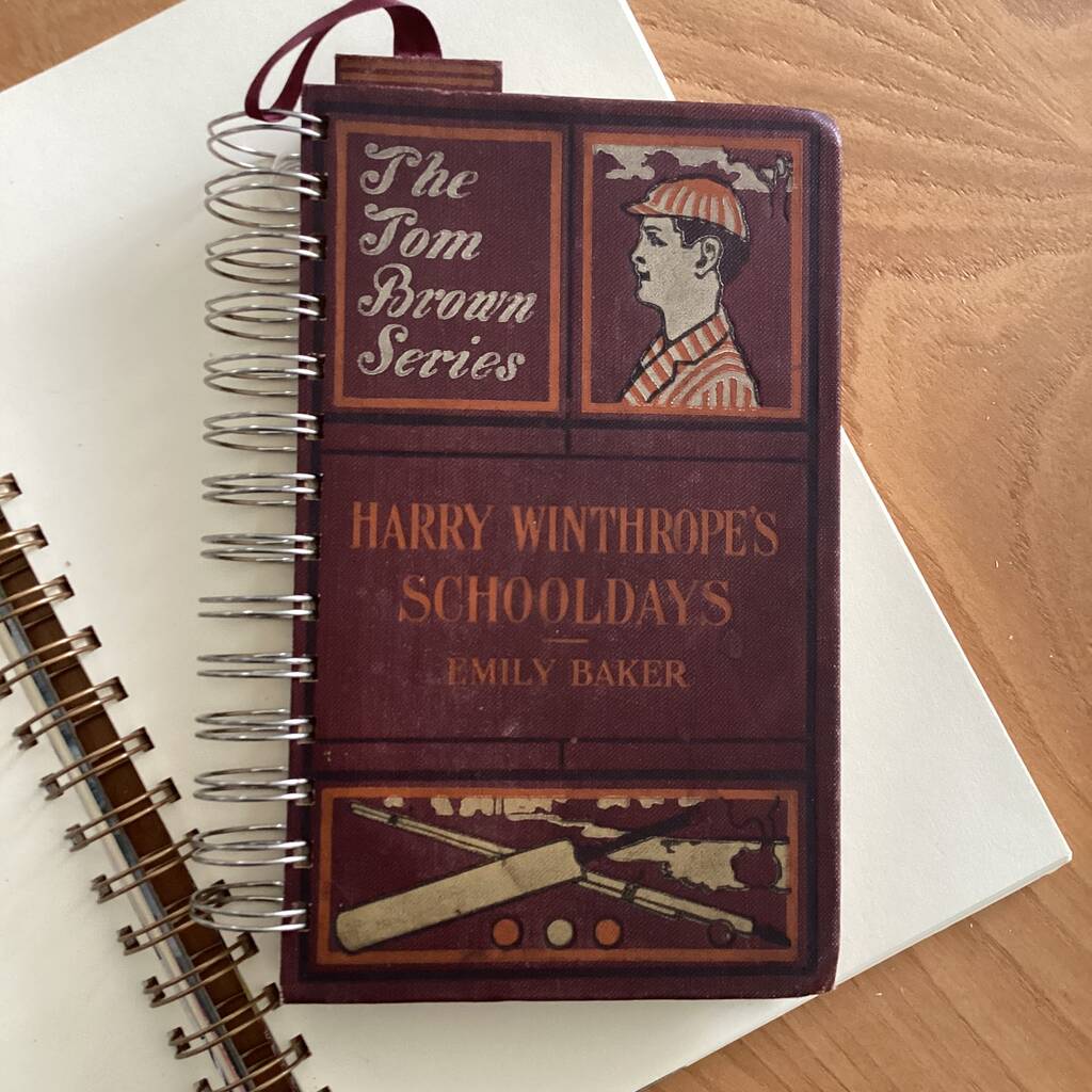 'Harry Winthropes Schooldays' Upcycled Notebook, 1 of 5