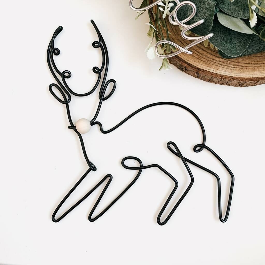 Reindeer Wire Art, 1 of 3
