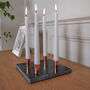 Contemporary Marble And Rose Gold Candle Holder, thumbnail 3 of 5
