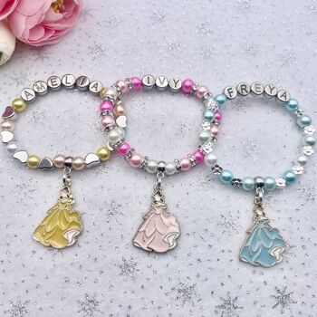 Personalised Princess Bracelet, Fairy Charm Bracelet, 2 of 12