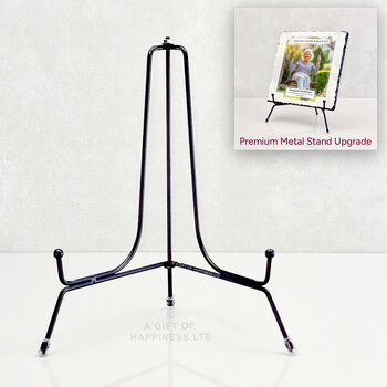 Gone But Never Forgotten Personalised Memorial Photo Slate, 5 of 6