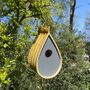 Teardrop Style Hanging Bird Nest Box, thumbnail 1 of 8
