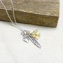 Sterling Silver Come Fly With Me Charms Necklace, thumbnail 1 of 6
