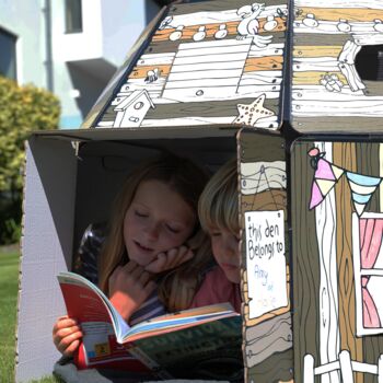 The Ultimate Den Childrens Cardboard Playhouse, 6 of 7