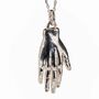 Sterling Silver Hand Necklace, thumbnail 2 of 6