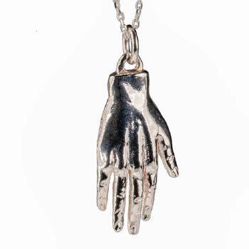 Sterling Silver Hand Necklace, 2 of 6