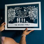 Personalised Family/Couples Papercut, thumbnail 9 of 12