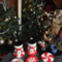 Christmas Snowflake Punch Needle Mug Rug And Coaster, thumbnail 2 of 5