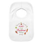 Personalised 'First Christmas Dinner' Bib, thumbnail 3 of 3