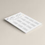 Pressed Floral Wedding Seating Plan Sign, thumbnail 2 of 3