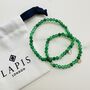 Green Aventurine 'Mummy And Me' Bracelet Set, thumbnail 1 of 4
