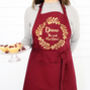 Personalised Wreath Apron, thumbnail 4 of 12