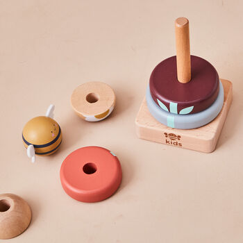 Just Bee Kids Wooden Bee Stacker Toy, 3 of 7